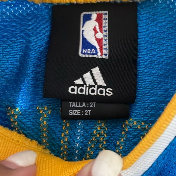 Adidas Blue and Yellow Basketball Jersey for baby’s - Picture 3 of 13